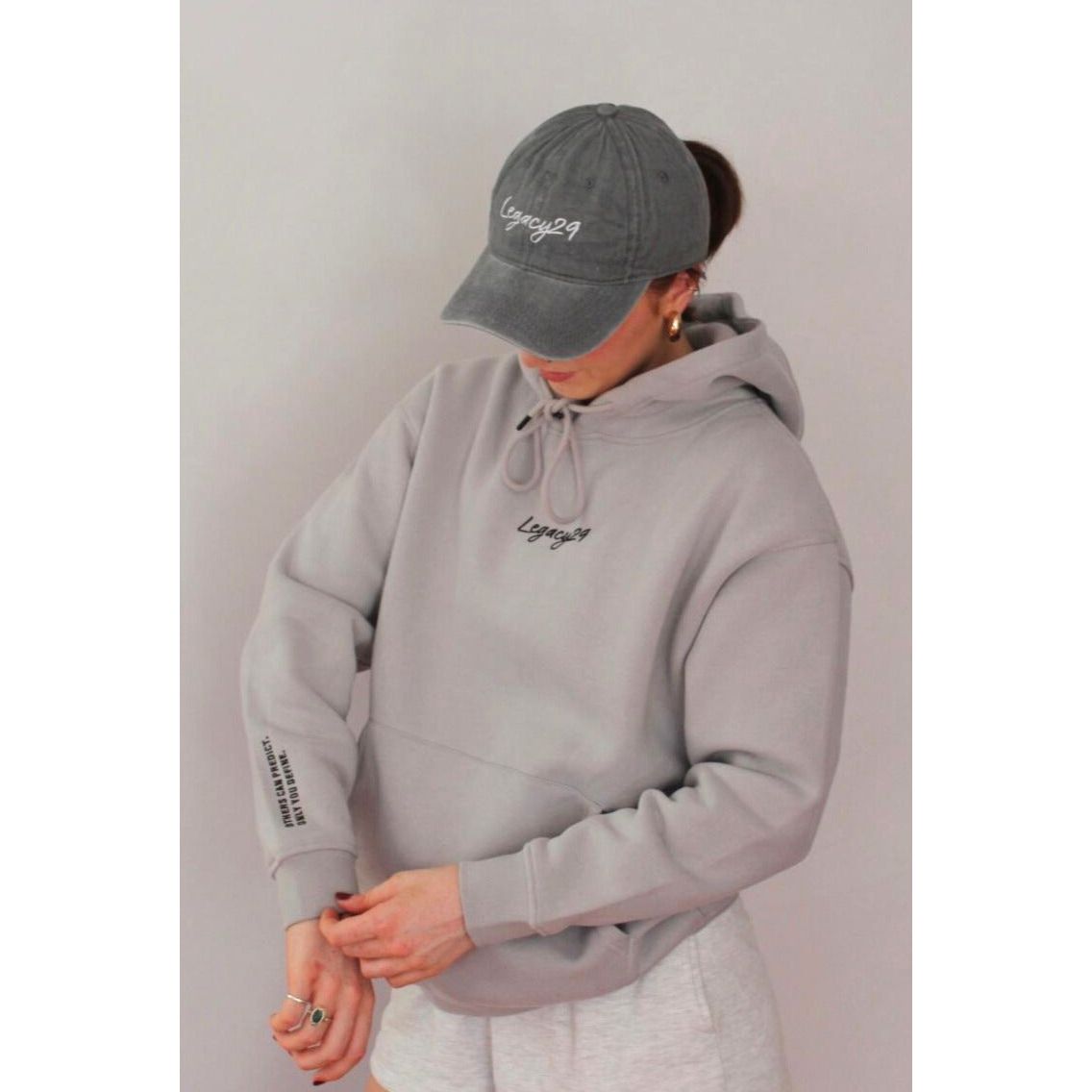 Legacy29 Resilience Collection: Silver Linings Grey Hoodie