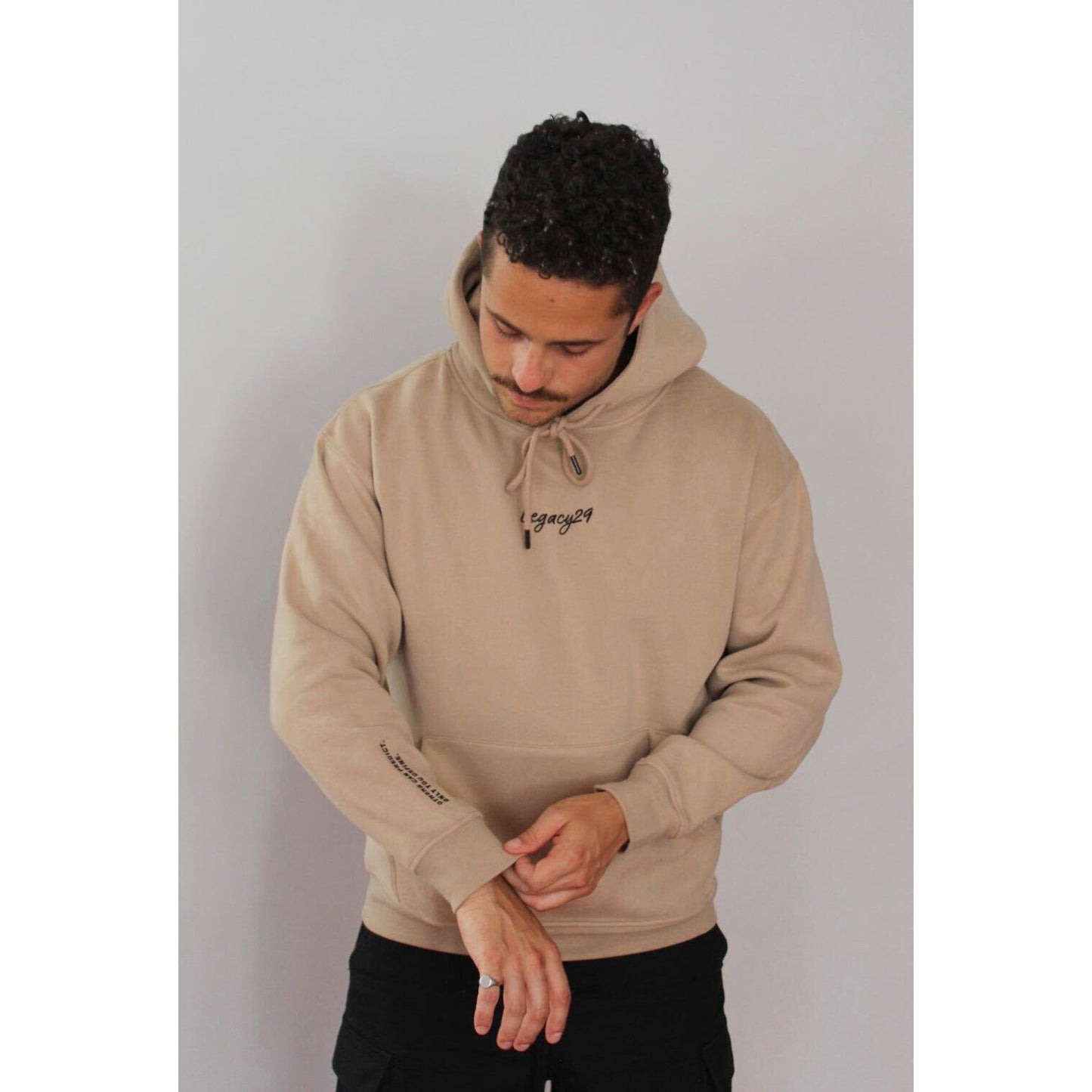 Legacy29 Resilience Collection: Desert Dawn Beige Hoodie