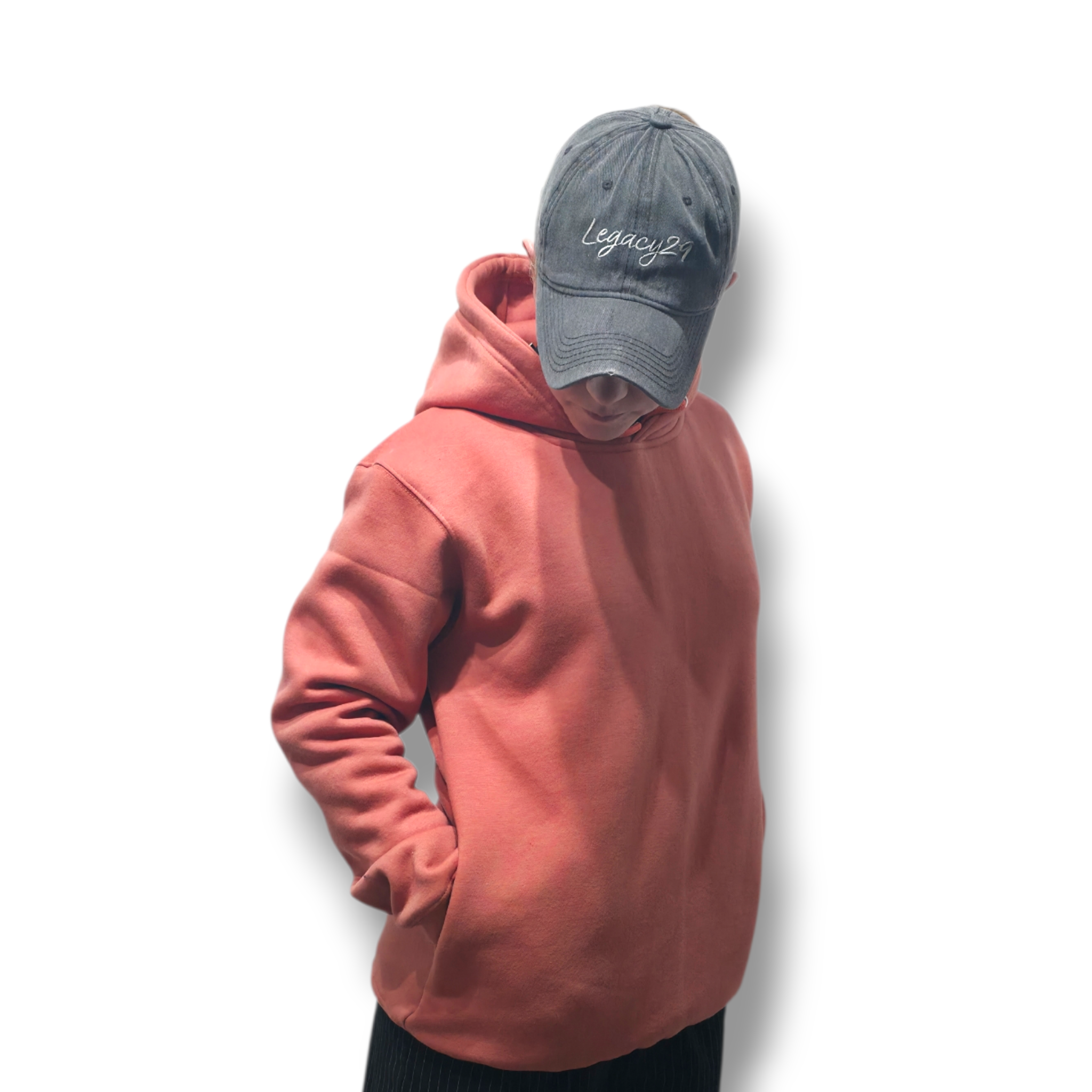 The Legacy29 Essential Hoodie - Dusty Pink