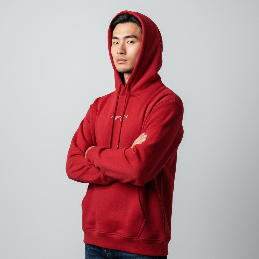 Legacy29 Resilience Collection: Crimson Courage Hoodie